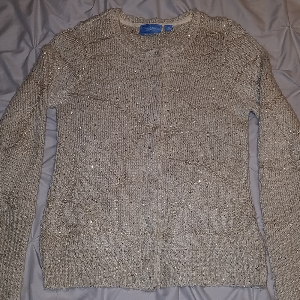 SPARKLE w/VERA WANG sweater